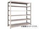 トラスコ中山 M3型中量棚 1800×921×H1800 6段 単体 ネオグレ M3-6696 NG(7802447) type medium sized shelf stage single Neogure