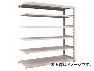 トラスコ中山 M3型中量棚 900×921×H1800 6段 連結 ネオグレ M3-6396B NG(7801963) type medium sized shelf stage consolidated neogure