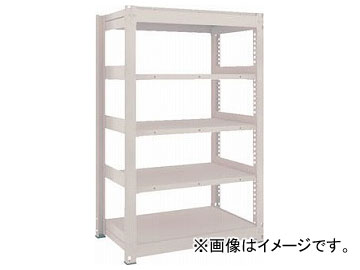 トラスコ中山 TUG型中量棚300kg 単体 1855×776×H1500 5段 TUG30056J5(7829892) type medium sized shelf alone steps