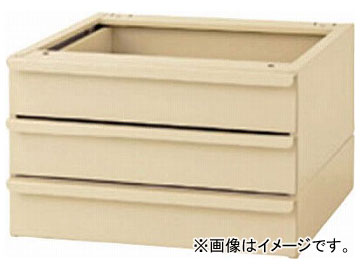 ヤマテック ワークテーブル用オプション 3段キャビネット S3-IV(7875827) Work table option stage cabinet