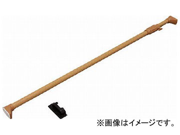 IRIS 木調強力伸縮棒 ダークブラウン H-MNPJ-190(8184444) Wooden style and strong extension rod dark brown