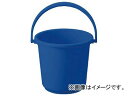 トラスコ中山 PPカラーバケツ 15L 青 TPPB-15-B(7805004) color bucket blue