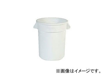 ラバーメイド ラウンドブルートコンテナ スリット付き 166.5L ダークグリー 177974106(8194416) With round blue container slit dark green