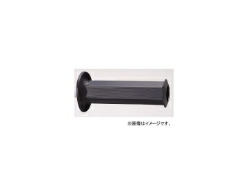 2輪 キジマ グリップラバー 6カク ブラック 130 22.2mm OPENエンド 201-194 grip rubber