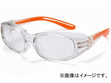 理研オプテック/RIKEN 保護めがね VFコートレンズ 二眼式 オレンジ RSX-3 VF Emergency glasses