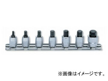 /Koken 1/4ɡ6.35mm إåӥåȥå 졼륻å 7 RS2010M/7-L25 Hex bit socket rail set