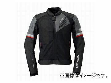 2輪 ホンダライディングギア ライディングメッシュジャケット・ライト ブラック 選べる2サイズ Riding mesh jacket light