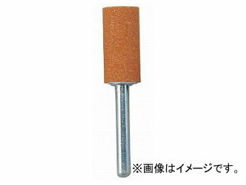 柳瀬/YANASE ビトリファイド軸付砥石 WA 赤 円筒タイプ RA10133-A 入数：10本 Whetstone with vitrafide shaft