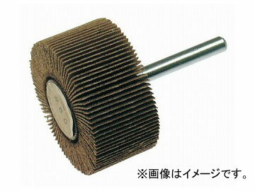 柳瀬/YANASE 軸付フラップホイール 25×25×3 粒度:＃40,＃60,＃80,＃100,＃120他 入数：10本 Flap wheel with axis