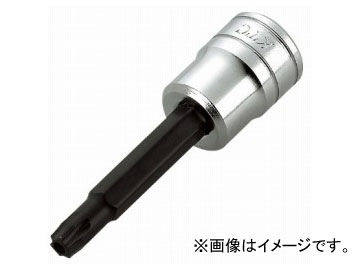 KTC 6.3sq.ロングT型いじり止めトルクスビットソケット BT2-T20HL Long shaped turbulent Torx bit socket