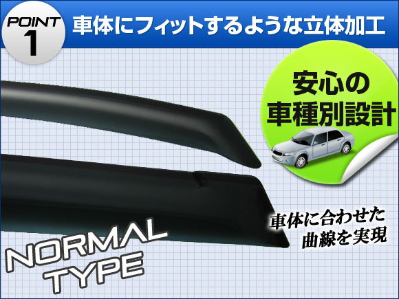 サイドバイザー ホンダ オデッセイ RA6/7/8/9 AP-HDH003 入数：1セット(4枚) Side visor