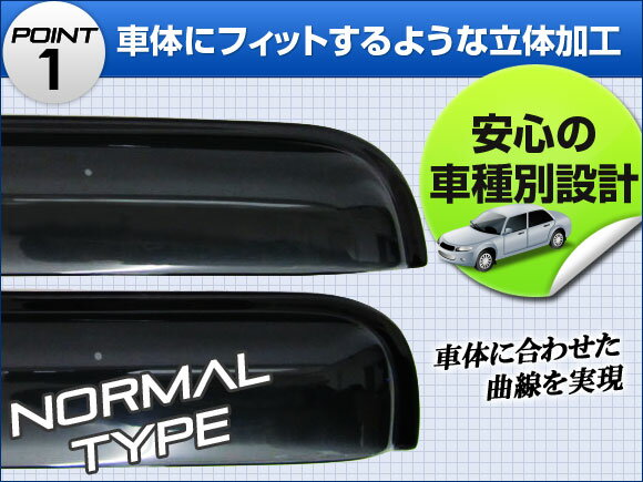 サイドバイザー スズキ ワゴンR MH21S/MH22S 2003年09月〜2008年08月 APSVC001 入数：1セット(4枚) Side visor