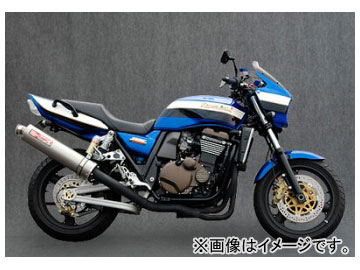 2輪 ヤマモトレーシング spec-A マフラー SLIP-ON チタン 品番：41201-01NTB カワサキ ZRX1200 Scarf