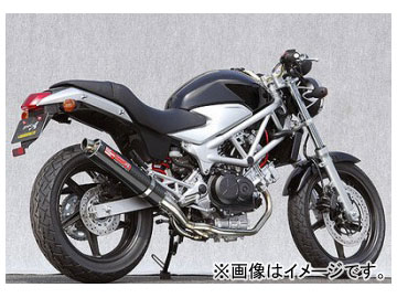 2輪 ヤマモトレーシング spec-A マフラー SUS2-1 カーボン 品番：10260-61SCC ホンダ VTR250 FI 2009年〜 Scarf