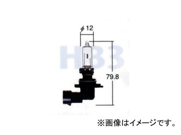 トヨタ/タクティー ヘッドランプ（ハイビーム）用バルブ ハイルックス ハロゲン HB3（9005） V9119-3005 入数：1個 トヨタ アルファードハイブリッド イプサム