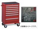 トネ/TONE ツールキャビネットセット レッド 全87点 品番：TCX911 Tool cabinet set