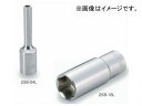 トネ/TONE 6.35mm（1/4”） ディープソケット（6角） 品番：2SB-14L Deep socket corners