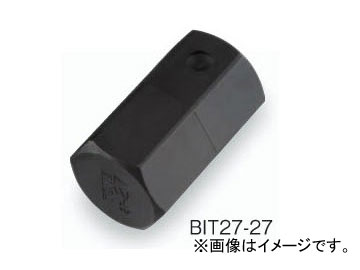 トネ/TONE 25.4mm（1”） インパクト用ヘキサゴンビット単品 品番：BIT27-32 Hexagon for impact
