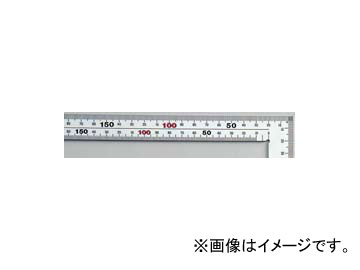 シンワ測定 曲尺厚手広巾 シルバー 50cm 表裏同目 6段目盛 JIS 10405 JAN：4960910104051 Shadt scale thick width silver front and back sixth stage