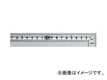 シンワ測定 曲尺小型 溝付 ステン 30×15cm 裏面角目 12017 JAN：4960910120174 Shaku shaku with small groove stainless steel back angle