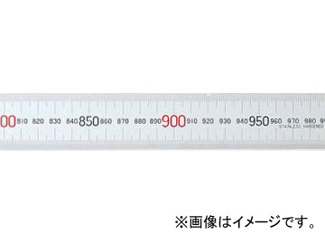 シンワ測定 マグネチックスケール シルバー 15cm 赤数字入 マグネット付JIS 13501 JAN：4960910135017 Magnetic scale Silver Red numbered Magnet