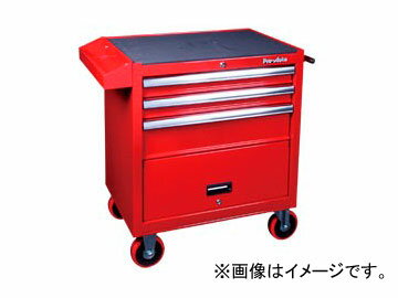 スエカゲツール Pro-Auto 3段引出しベアリング式＋1ドアローラーキャビネット No.GT-0002 JAN：4989530..