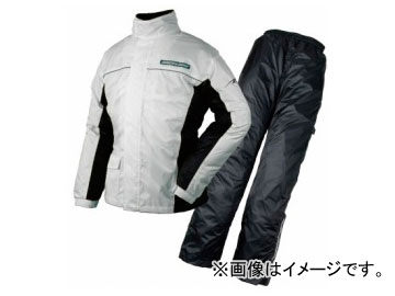 2輪 ラフ＆ロード デュアルテックスBIBレインスーツ プラチナシルバー RR7806 Dualtex Rain Suit