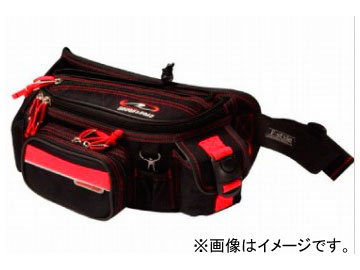 2輪 ラフ＆ロード F-ラフウエストバッグ ブラック×レッド RR9451 JAN：4580332561890 rough waist bag