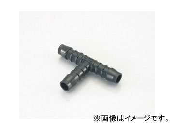 2輪 キタコ ホースコネクター（T型） 6mm（ブラック） サイズ=A:6B:7.4C:16D:50E:26 0900-990-10006 JAN：4990852085842 Horse connector type