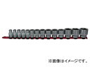 Seednew/シードニュー 12.7ソケットレンチ6角セット14ケ組 S-BM414H-2 クロームメッキ Socket wrench square set ke