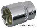 Seednew/シードニュー 12.7角 6角ソケット 21mm S-B4021H クロームメッキ square sockets(4)
