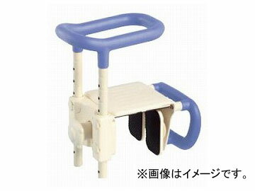 アロン化成 安寿 高さ調節付浴槽手すり UST-165W 幅広浴槽対応タイプ ブルー 536-611 JAN：4970210510940 Bathtub with height adjustment