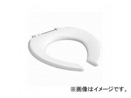 三栄水栓/SANEI 前割便座（フタナシ） ホワイト PW906 JAN：4973987990687 Previous discount toilet seat Futanashi