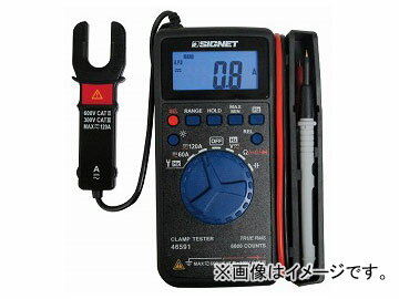 シグネット/SIGNET クランプ付デジタルマルチメーター（ケース ピン付） 品番：46591 JAN：4545301058788 Digital multimeter with clamp case pin