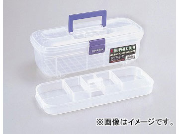リングスター/RING STAR 工具箱 スーパークラブ 中皿付 R-345 クリア JAN：4963241002287 Super club
