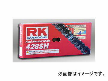 2輪 RK EXCEL ノンシールチェーン STD 鉄色 428SH 120L RZ125 1GV SR125 SR125T TY125 TZR50 TZR50R 4EU2-4 YBR125 Non seal chain