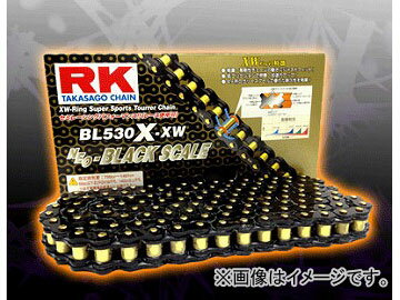 2輪 RK EXCEL シールチェーン BL ブラック BL420MR-U 116L RG50P RG50Γ ウルフ TV50