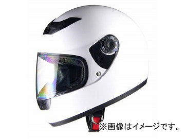 2輪 リード工業 CROSS フルフェイスヘルメット ホワイト フリーサイズ(57〜60cm未満) CR-715 Full face helmet