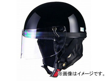 2輪 リード工業 HARVE ハーフヘルメット ブラック フリーサイズ(57〜60cm未満) HS-2 Half helmet
