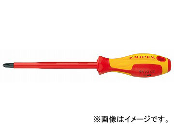 ˥ڥå/KNIPEX ɥ饤С ץ饹ͥ(եåץ) ֡9824-00 JAN4003773026433 Insulated driver