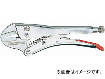 tool ツール 工具 整備 用品 000506140124 4124225 41 24 225 KNIPEX社 くにぺっくす Pliers Company入数：1丁大変頑丈に作られていて、板やパイプを確実につかむことができます。片手での作業が可能です。てこの原理の応用により、大きなクランプ力を発揮します。アゴの開きを調節するスクリューとリリースレバー付き。ボディー材質は強力特殊鋼。アゴの材質は鍛造クロームバナジウム。平たい部材のクランプに。・長さ(mm)：225・質量(g)：504[能力(mm)]・丸：25・四角：16・六角：30・ヘッド仕上げ：ニッケルクロームメッキ・ハンドル仕様：ニッケルクロームメッキ商品の詳細な情報については、メーカーサイトでご確認ください。