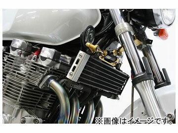 2輪 アクティブ ハイパープロ ステアリングダンパーステー ステーカラー:ゴールド,ブラック ヤマハ XJR1200/XJR1300SP(逆車) 1998年〜2001年 Steering damper stay 1