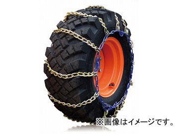 SCC JAPAN ミニホイールローダー用合金鋼チェーン 品番：KA68143 主な適合サイズ：15.5/60-18 Mini wheel loader groan steel chain