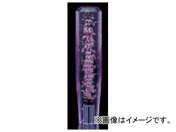 ジェットイノウエ クリスタル泡シフトノブ パープル 45mmφ、200mm 口径：10×1.25 560704 Crystal foam shift knob