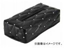 ジェットイノウエ モコモコティッシュカバーVer.2 ワインレッドメタリック 横約260×横約125×厚さ約70mm/ダブルステッチ 594973