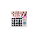AP ネイルグリッター 12カラー! スノーパウダー入り 冬ネイルにおすすめ♪ AP-TH380 入数:1セット(12個) Nail glitter