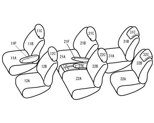 ベレッツァ ベーシックα シートカバー トヨタ シエンタ/シエンタハイブリッド NSP170G他 ベースカラー T300