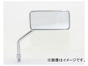 タナックス カスタムスクエアミラー クロームメッキ 10mm正ネジ 左側用 AC-101-10L 2輪 Custom Square Mirror