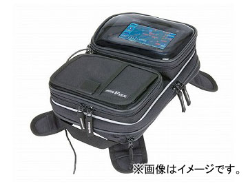 2輪 タナックス マップ＆ナビバッグ ブラック 105(H)X195(W)X265(D)mm(最小時) MFK-131 Map navigation bag