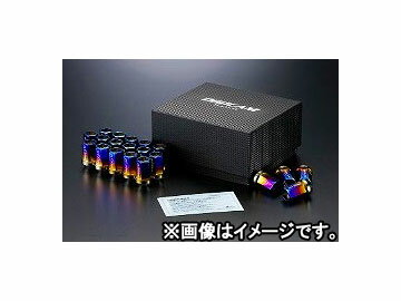 デジキャン チタンレーシングナット 貫通 M12-P1.5 35mm 入数：1セット(20個入) ミツビシ デリカ D：5 CV#W 2007年01月〜 Titanium racing nut